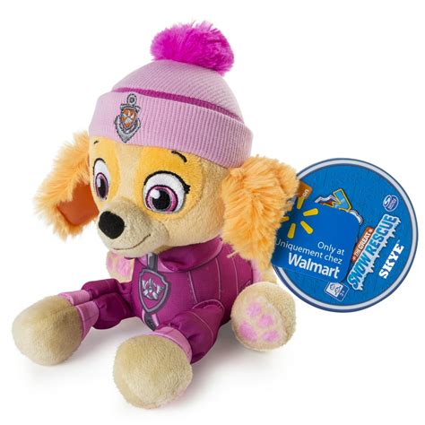 Paw Patrol 8” Plush Snow Rescue Skye Walmart Exclusive Walmart