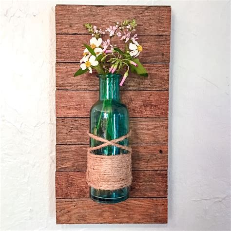 Rustic Wall Vase Wall Sconce Wall Flower Vase Rustic