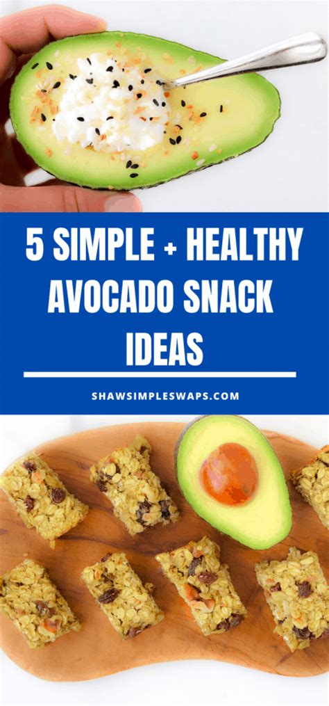 5 Avocado Snack Ideas Shaw Simple Swaps