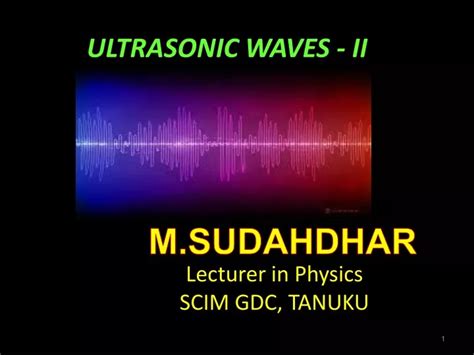 Ppt Ultrasonic Waves Ii Powerpoint Presentation Free Download Id