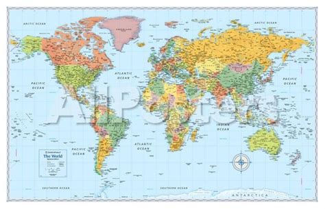 Rand Mcnally Signature World Map Posters In 2021