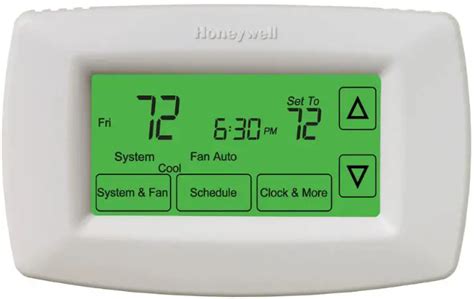 Honeywell Home TH U Touch Screen Programmable Thermostat Installation Guide Thermostat Guide