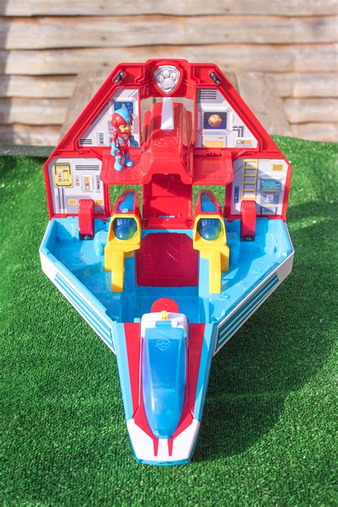 Ryder Paw Patrol Super Mighty Pups Transforming Jet Command Center