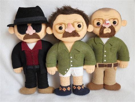 Plush Breaking Bad Characters Um No Just No Geek Crafts Fun Crafts