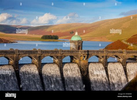 Craig Goch Dam And Reservoir In Autumn Elan Valley Powys Cambrian