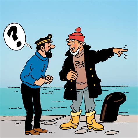 Captain Haddock Croquis De Dessin Animé Hergé Bd Tintin