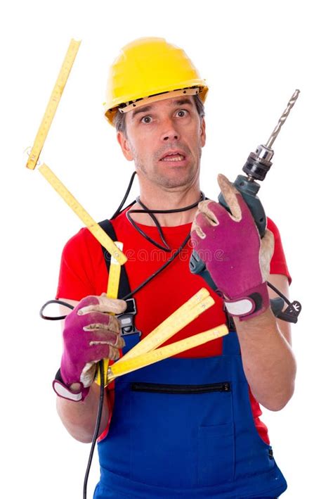 Worker Is Over Worked Stock Image Image Of Constructor 44036011