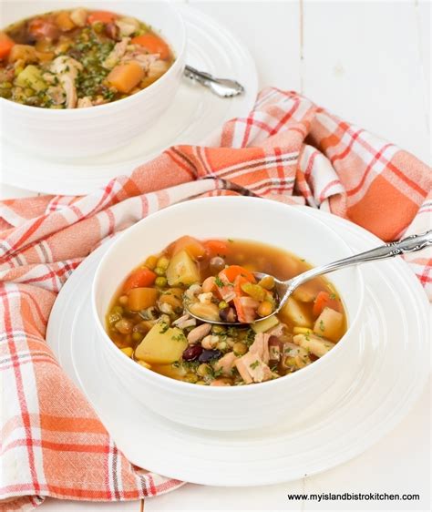 Classic Homemade Turkey Vegetable Soup My Island Bistro Kitchen