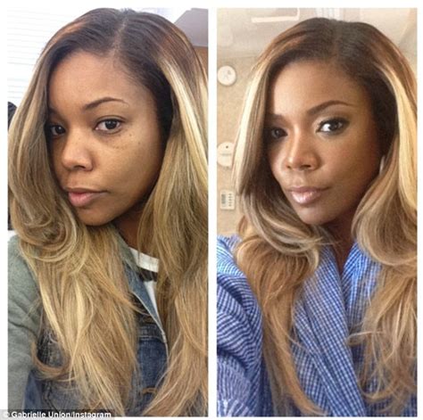 Gabrielle Union Reveals Her Flawless And Line Free Visage In Before And After Snap Daily