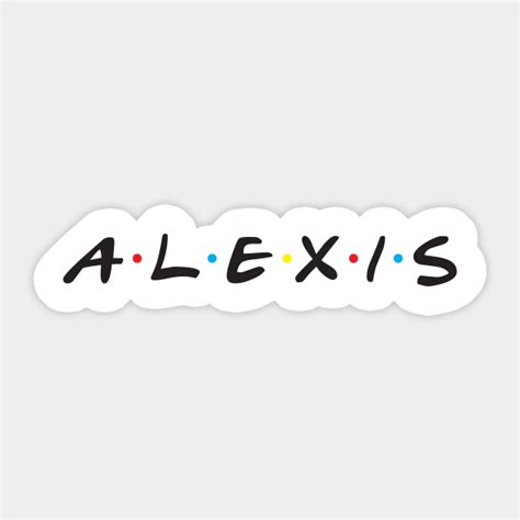 alexis alexis sticker teepublic uk