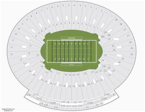 Rose Bowl Stadium Seating Chart Seating Charts And Tickets