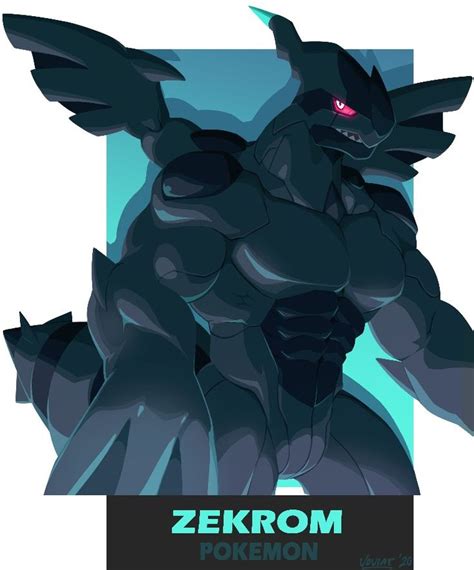 The Poster For Zekrom Pokemon