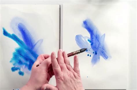 How To Paint Watercolor Painting In Two Color Watercolor