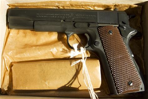 Nib Colt 1911a1 Ww2 Limited Reproduction 45 For Sale