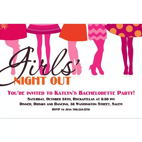Custom Girls Night Out Invitations Party City