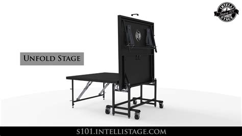 Staging 101 Mobile Folding Stage By Intellistage Youtube
