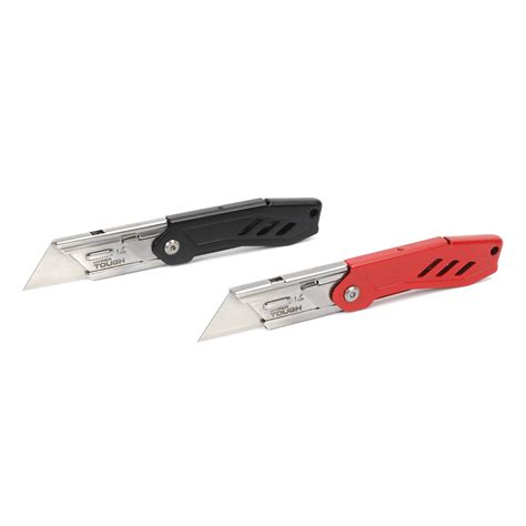 Hyper Tough 2 Piece Quick Change Folding Utility Knife Set Model 3414