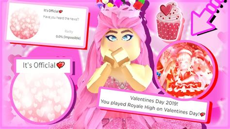 Getting The Valentines Day Badge In Royale High Youtube