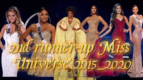 2nd Runner Up Miss Universe 2015 2020 Youtube