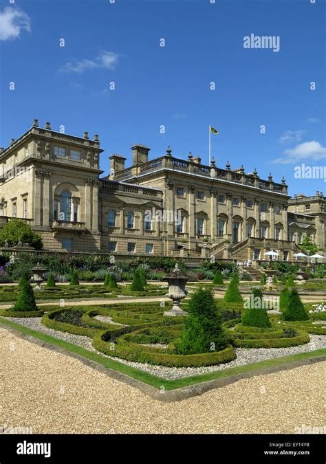 The Terrace Garden At Harewood House Nr Leeds Yorkshire Uk Owned By