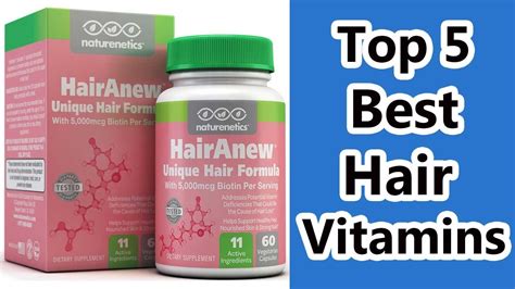 Top 5 Best Hair Vitamins Reviews 2019 Best Vitamins For Hair Growth Youtube