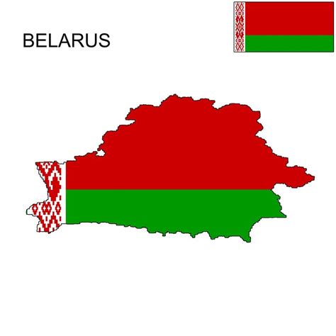 Belarus Flag Map