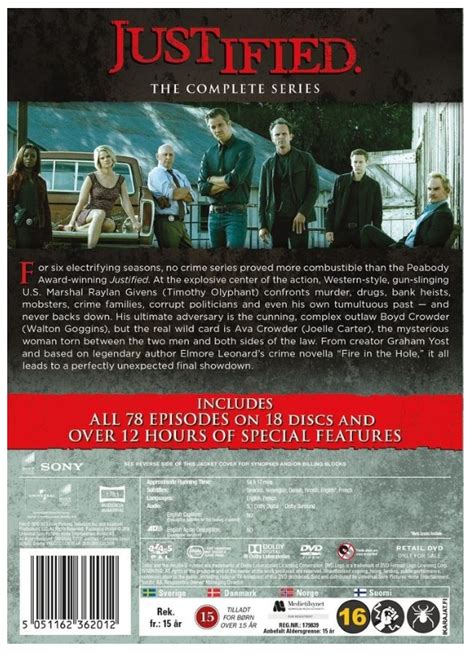 Justified Complete Box Season 1 6 Dvd