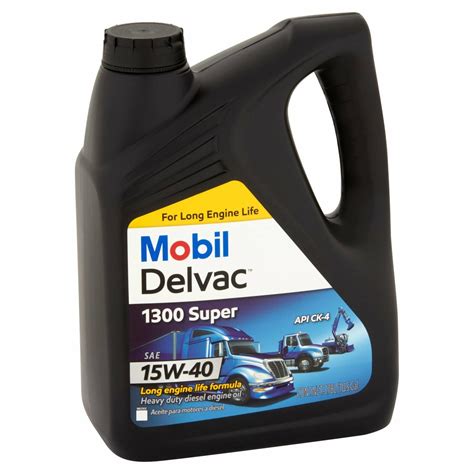 Mobil Delvac 1300 Super 15w 40 Case 4 Pack 1 Gallon Bottles Ebay