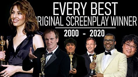 oscars best original screenplay 2000 2020 tribute video youtube