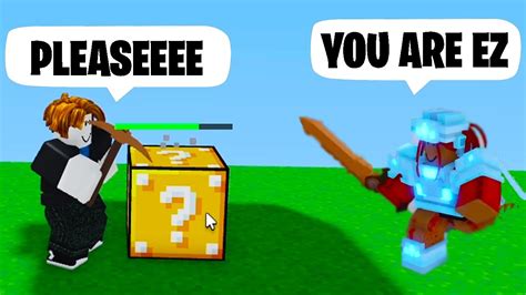 When Bedwars Gods Are With You Part 2 Roblox Bedwars Youtube