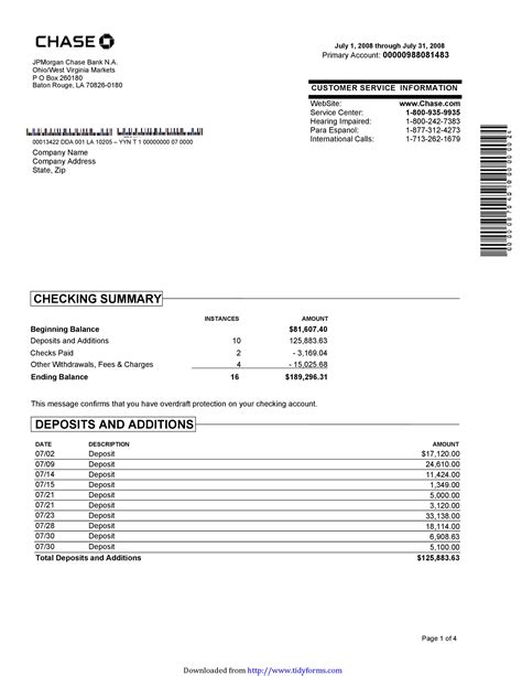 Provider of banking, mortgage, investing, credit card, and personal, small business, and commercial financial services. Fake Bank Statement Template Free | Flyer Template