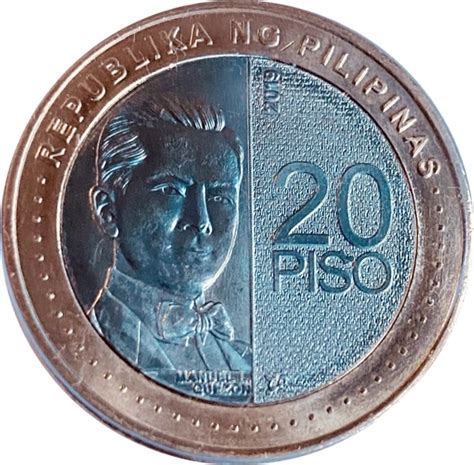 Philippines 20 Piso 2019 2020 New Generation Currency Foreign Currency