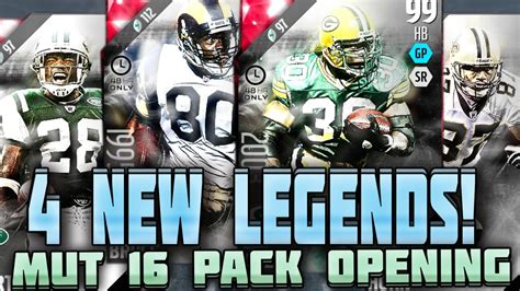 How to start a new ultimate team madden 16. 4 NEW ULTIMATE LEGENDS! MY LAST 99 PULL OF MADDEN 16? MUT 16 PACK OPENING | Madden 16 Ultimate ...