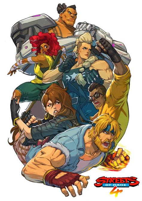 Streets Of Rage 4 By Danuskocampos On