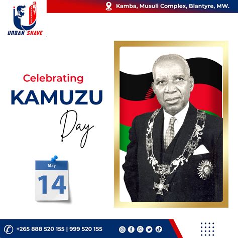 Happy Kamuzu Day Urban Shave Barbershop