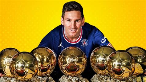 Leo Messi Y Sus 7 Balones De Oro Youtube