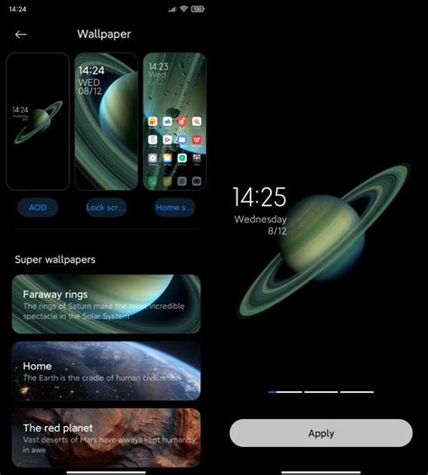 Miui 12 Super Wallpaper Saturn General Xiaomi Community Xiaomi