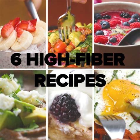 It is quite a job to build your children eat healthy and nutritious. 6 High-Fiber Recipes (With images) | High fiber foods, Recipes, Easter dinner recipes