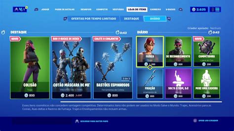 Loja De Itens Do Dia De Fevereiro Fortnite Battle Royale Youtube