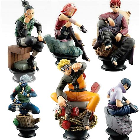 Buy Skeido Anime Figure 6pcsset Naruto Action Figures Anime Uzumaki