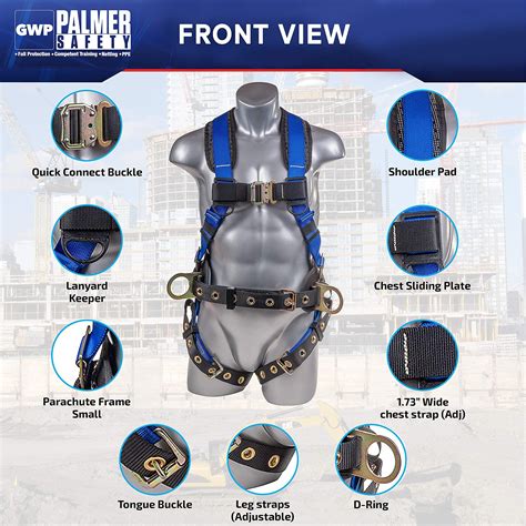 Buy Palmer Safety Fall Protection Hammerhead Kit I 5pt Safety Harness