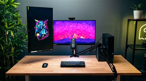 Tiny Gaming Pc And Streaming Desk Setup Tour Youtube