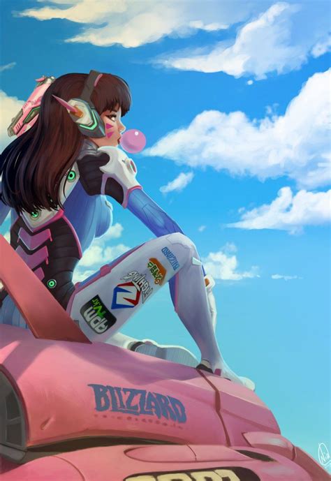 Dva By Ultema On Deviantart Overwatch Fan Art Overwatch Drawings Overwatch Fan Art Game