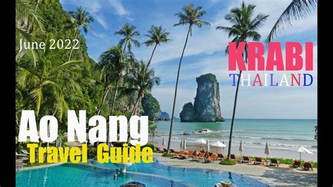 4k Ao Nang Krabi Thailand Travel Guide 2023 Youtube