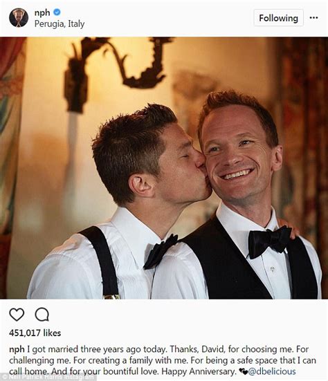 Welcome to the world as seen through my eyeholes. Neil Patrick Harris posts sweet anniversary Instagram note | Daily Mail Online