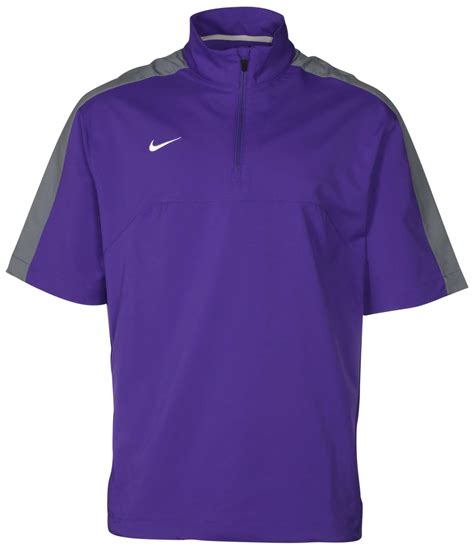 Nike Mens Dri Fit 14 Zip Short Sleeve Training Jacket Ebay