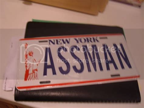 Cosmo Kramer Assman License Plate