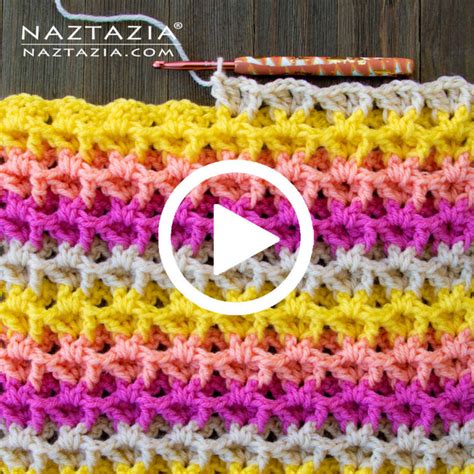 Crochet 3d V Stitch Naztazia
