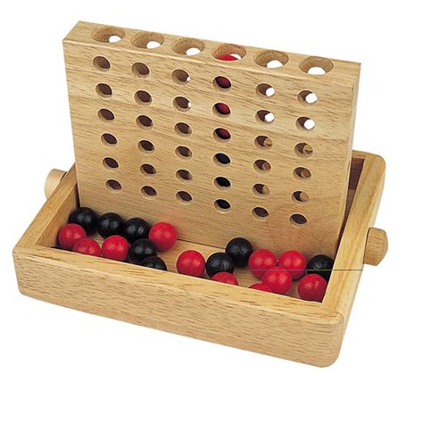 Wooden Connect Four Game Classical Wooden Game