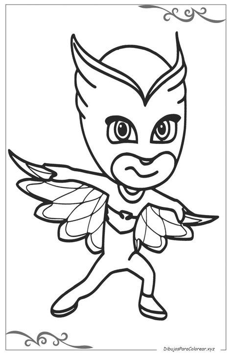 No hay adulto o niño que no se haya interesado en alguna ocasión sobre los avatares de. PJ Masks: Héroes en pijamas dibujos para pintar para niños gratis